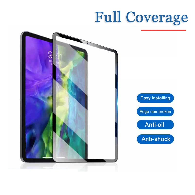 2pcs Screen Protector for Apple iPad 5 6 7 8 9 10 Air 1 2 3 4 Pro Mini 11 12.9 inch