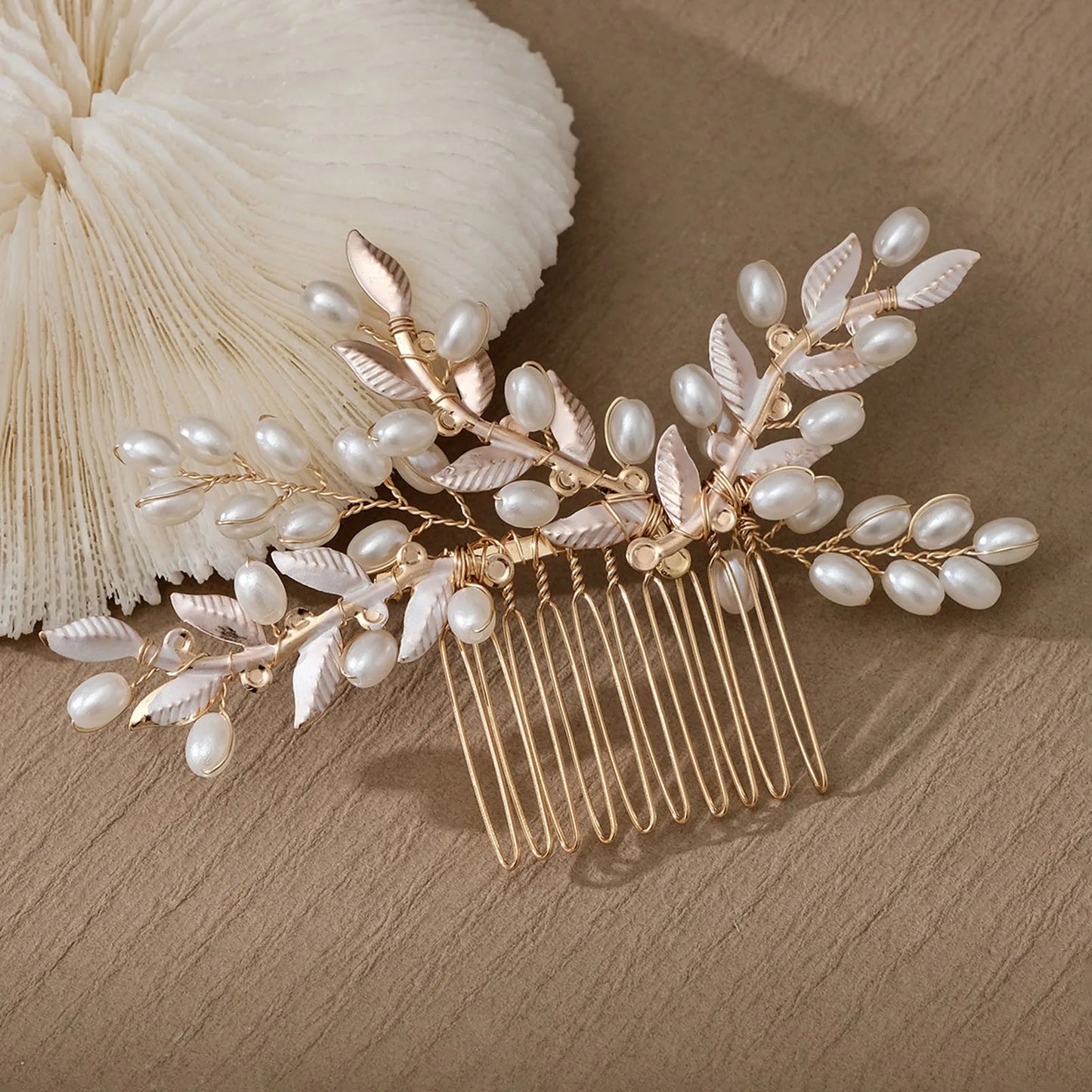 Wedding Hair Accessories Flower Hair Clips Hairpin Crystal Bride Headdress