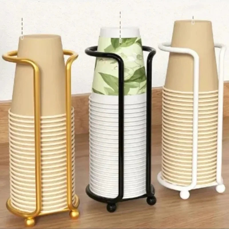 Metal Disposable Cup Storage Holder