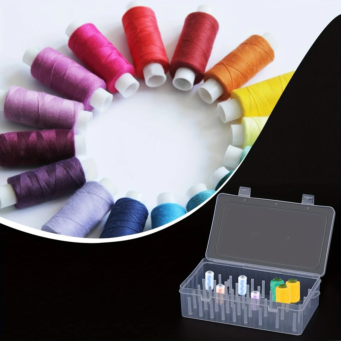 42 spool sewing thread sorting box