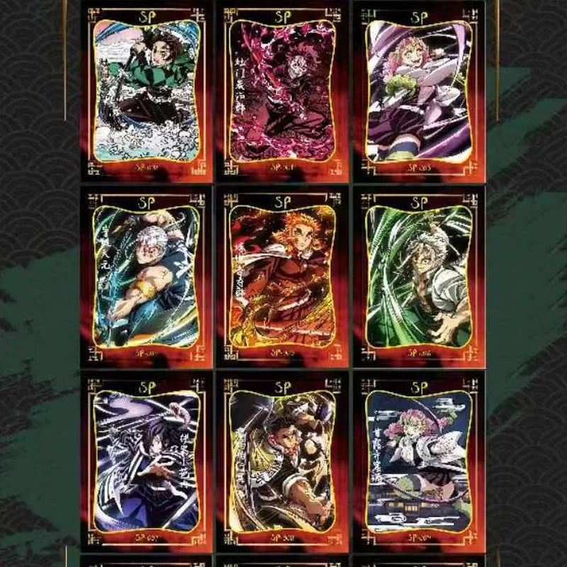 Demon Slayer Collection Cards Booster Box male god Cp Svp Sp Original