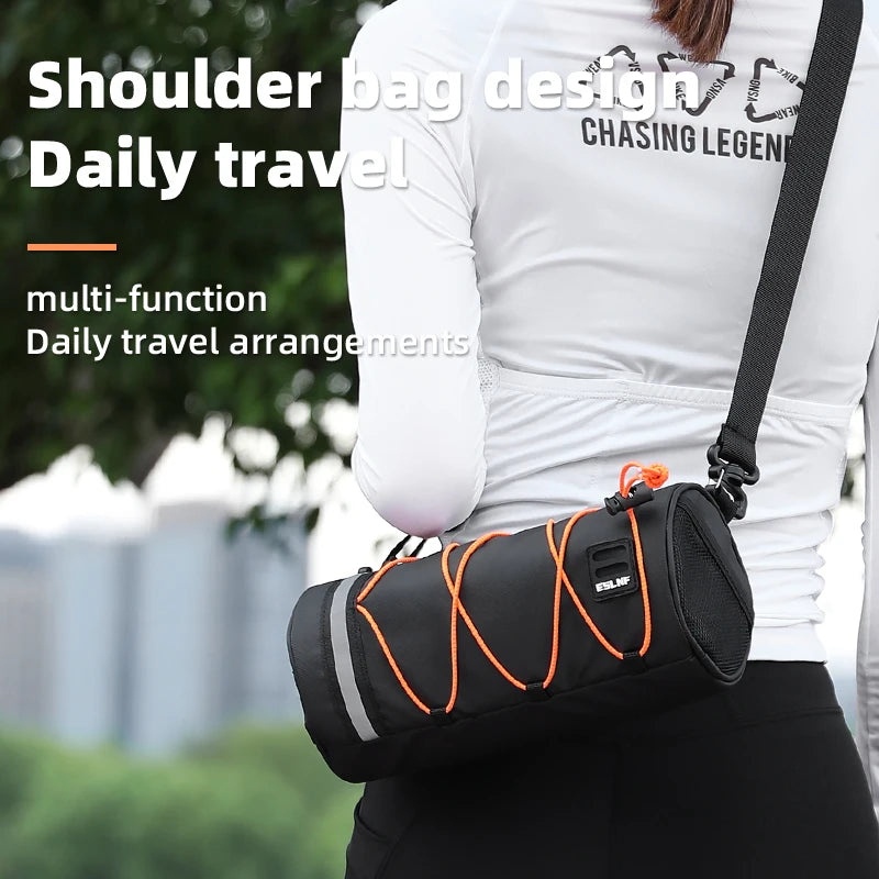 Bike Handlebar Bag Bike Front Bag Multifunction Portable Shoulder