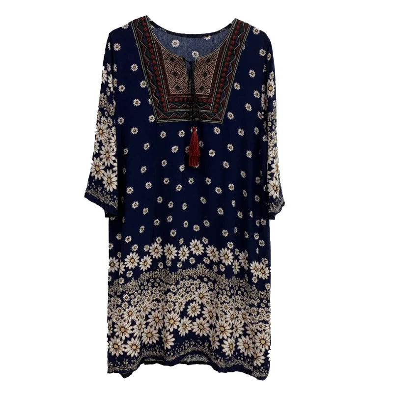 Indian Dress Summer Vintage Causal