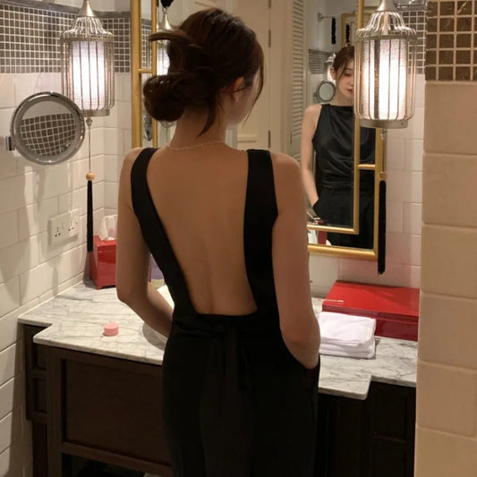 Feminino Sexy Backless Ropa Mujer