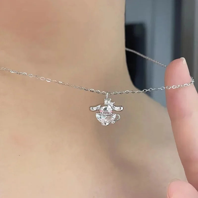 Chain Necklace Anime Cartoon Fashion Ladies Jewelry