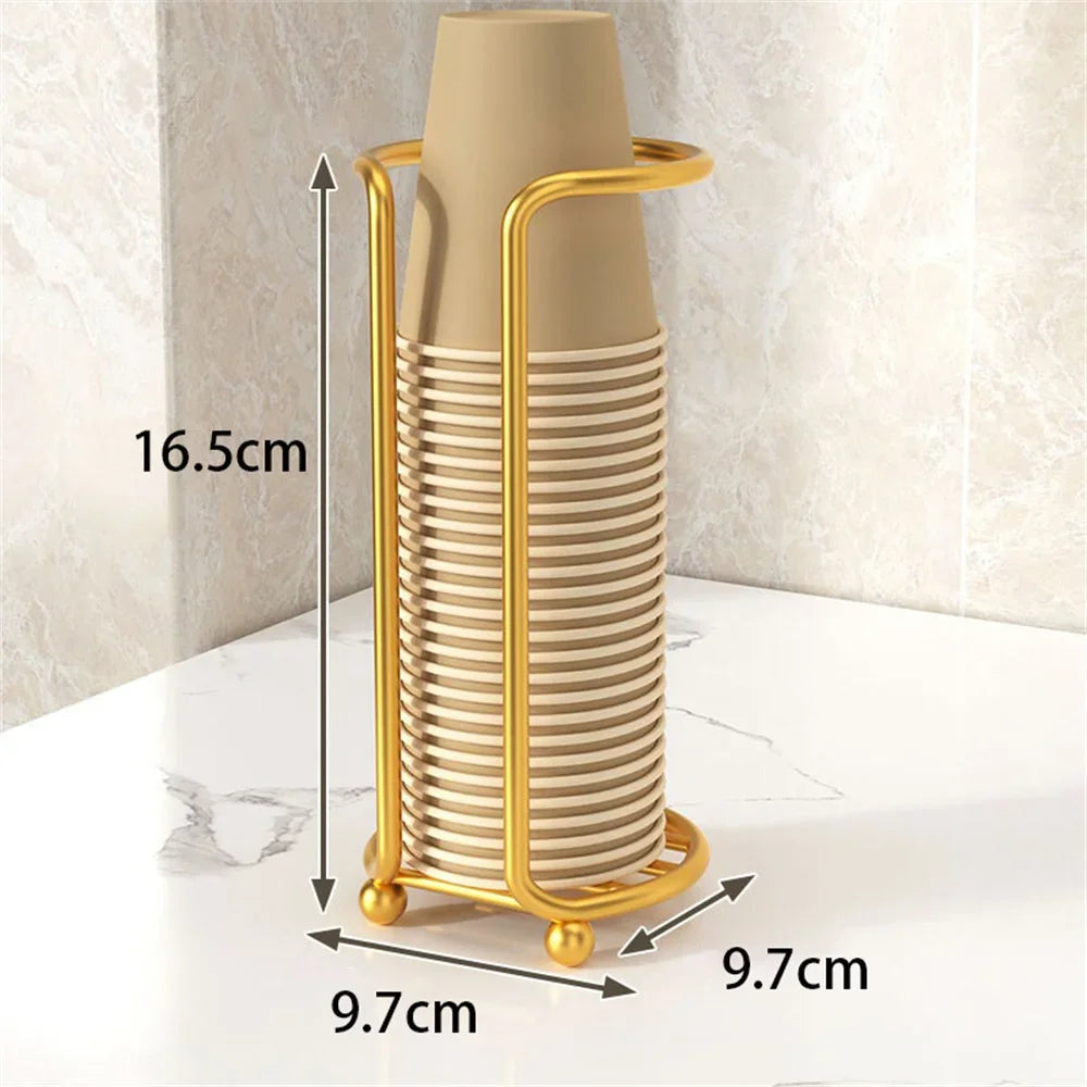 Metal Disposable Cup Storage Holder