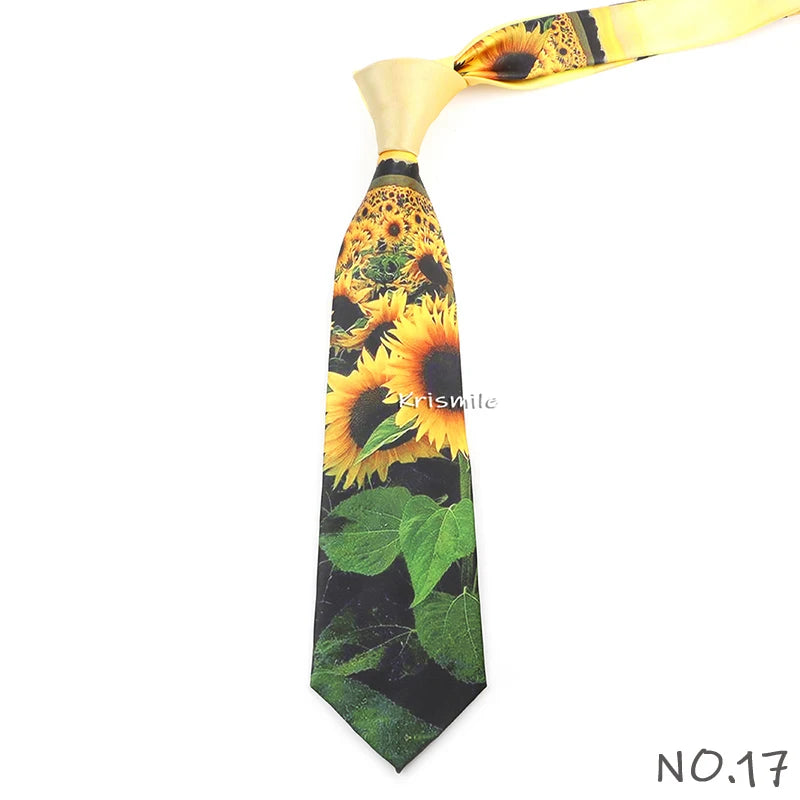 Men's Vintage Imitation Silk Ties 8cm
