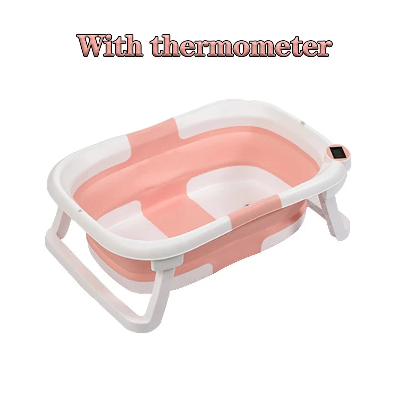 Real-time Temperature Silicone Baby Take A Bath Bathtub