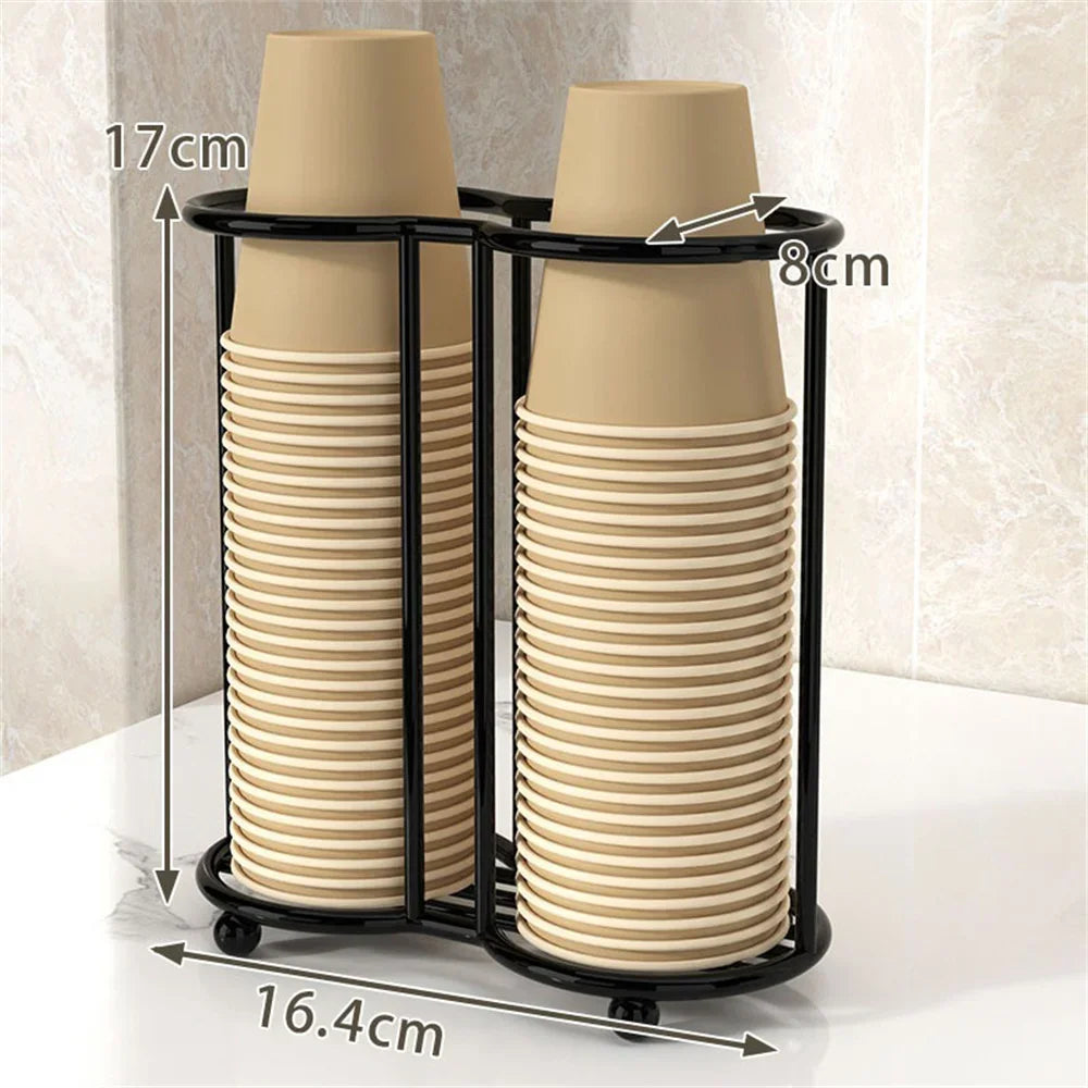 Metal Disposable Cup Storage Holder