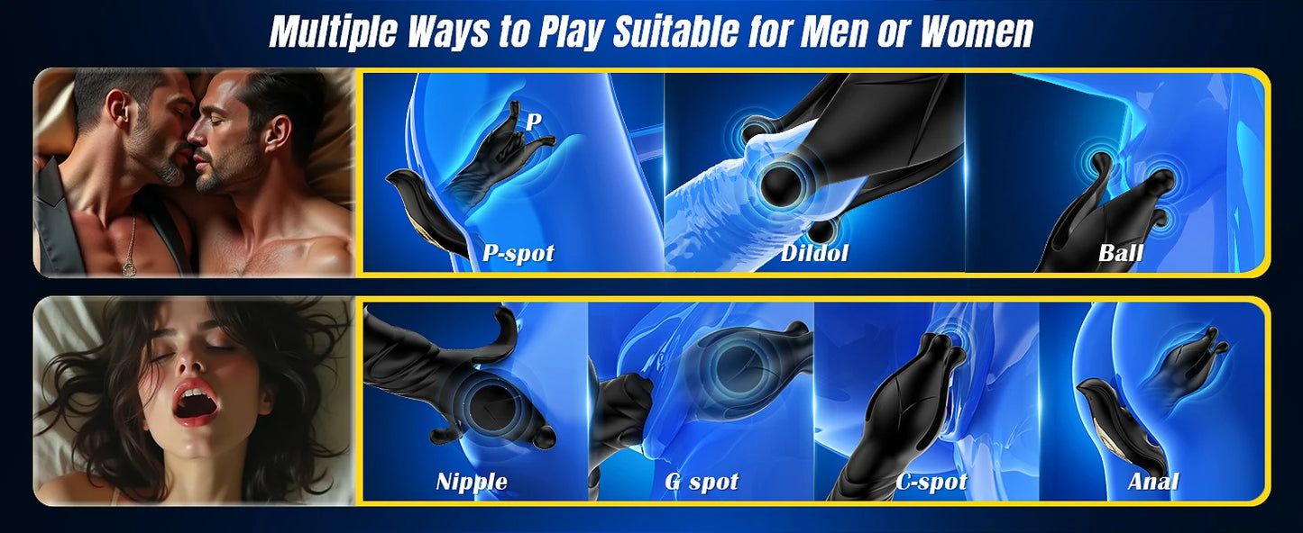 HESEKS Prostate Massager Anal Male Sex  Toys