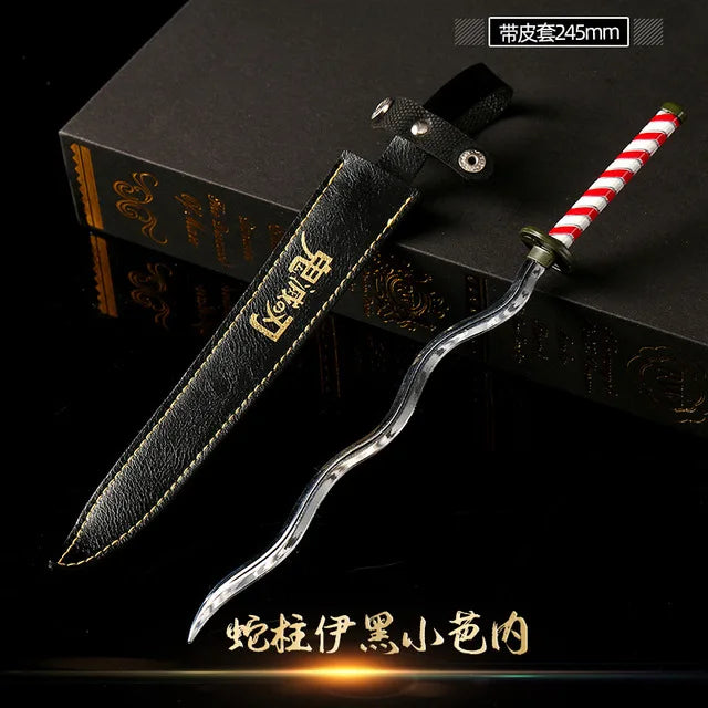 Demon Slayer Sword Real Katana Swords Demon Slayer Cosplay Metal