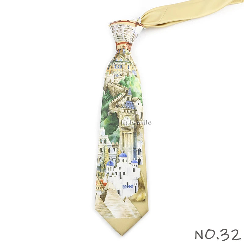 Men's Vintage Imitation Silk Ties 8cm