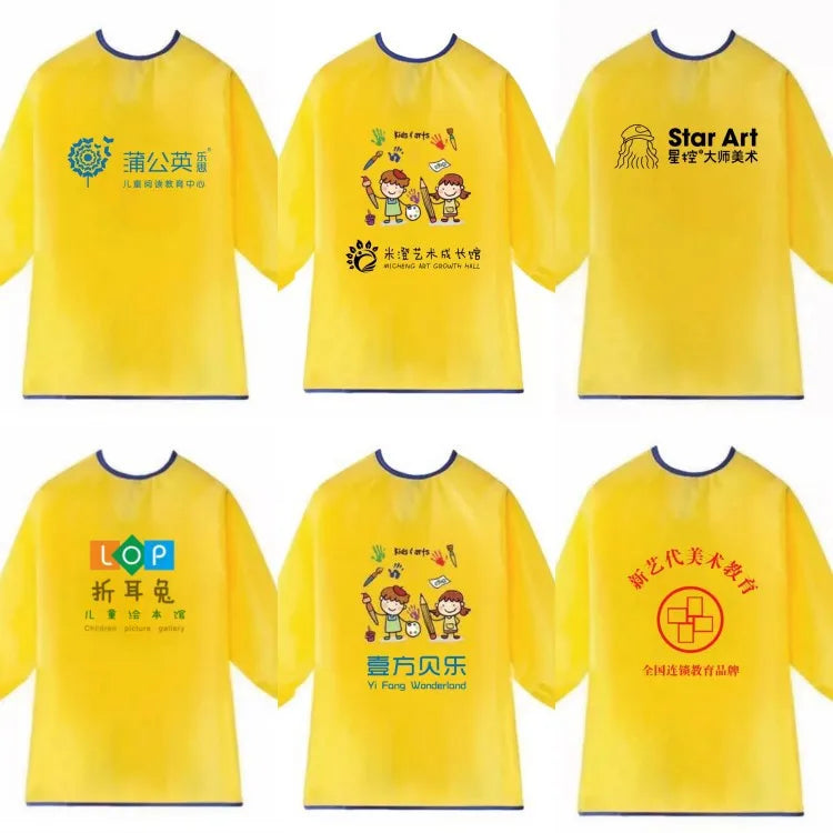 New Baby Boy Girl Feeding Bibs Long Sleeve Apron Waterproof