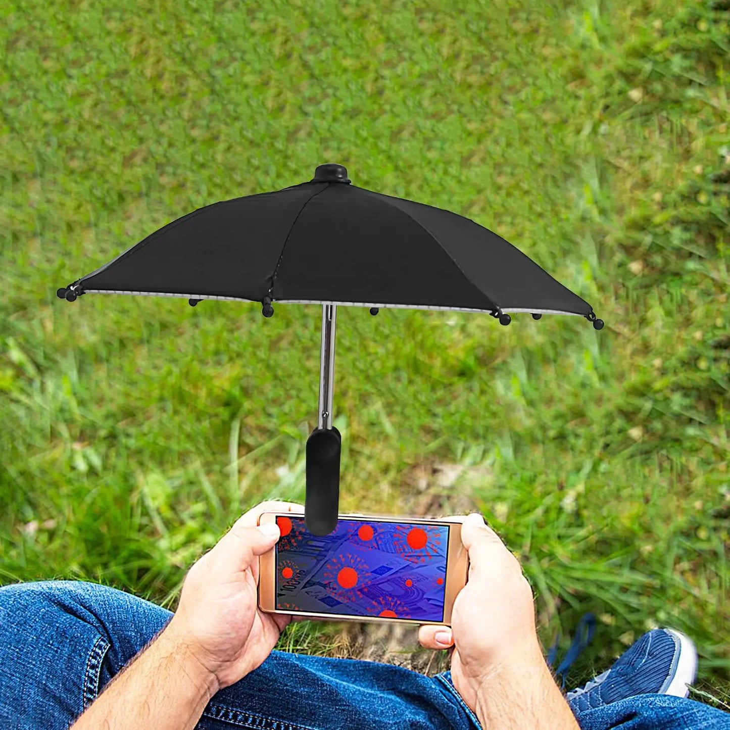 Cell Phone Umbrella Sun Protection Phone Clip