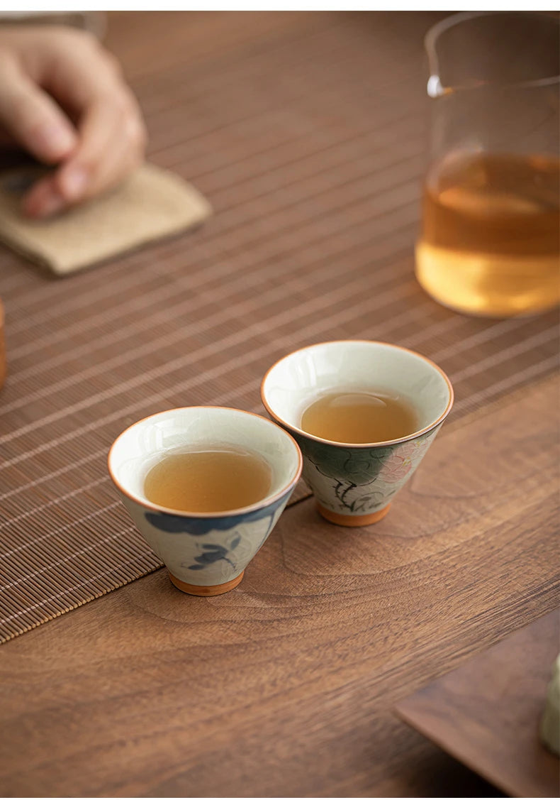 Durable Hand-painted Ceramic Hat And Cup