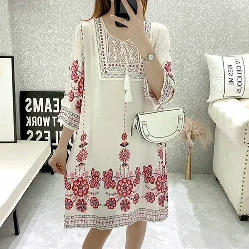 Indian Dress Summer Vintage Causal