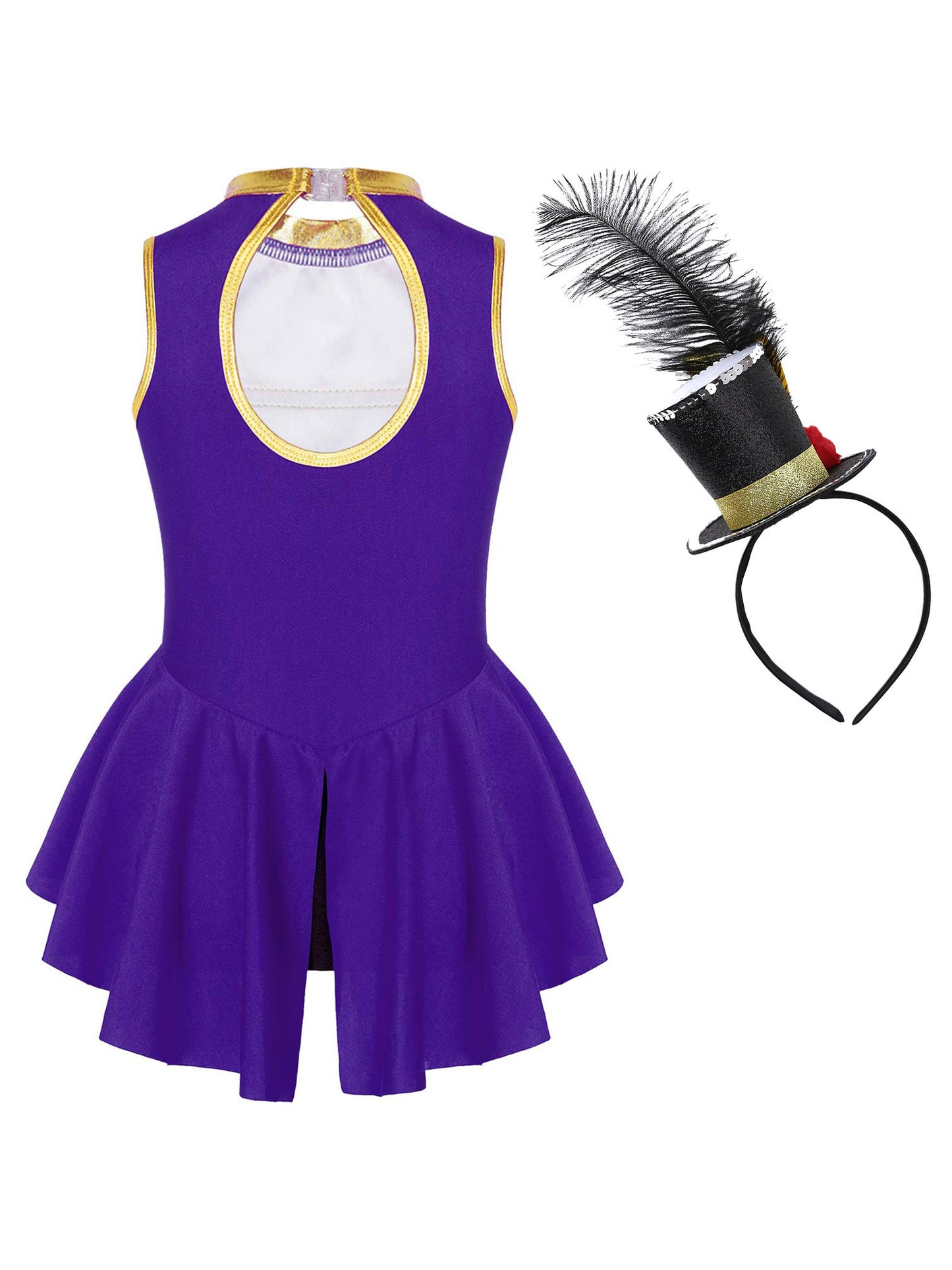 Girls Ringmaster Circus Costume Festival Performance