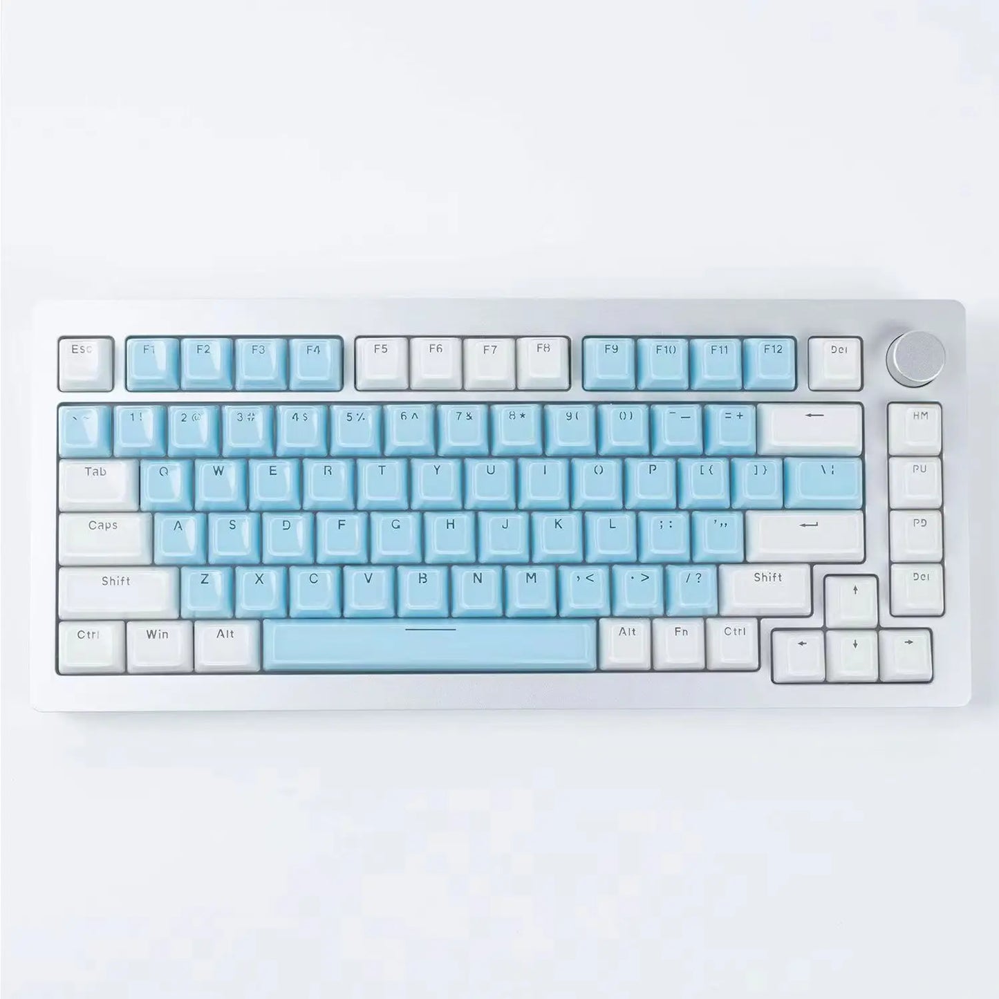 Jelly Round Translucent Key Caps OEM Profile for Cherry MX Mechanical Keyboard