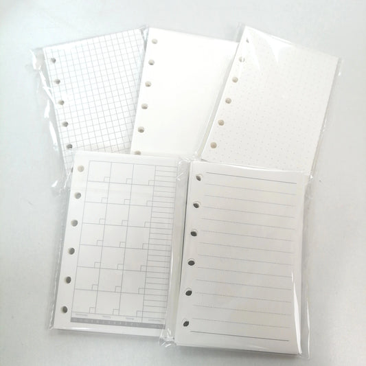 45 Sheets 6 Holes Memo Pads, Loose Leaf Index Papgs, Stationery Supplies