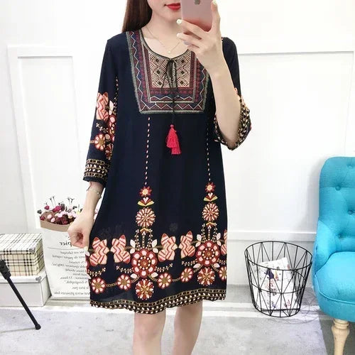 Indian Dress Summer Vintage Causal