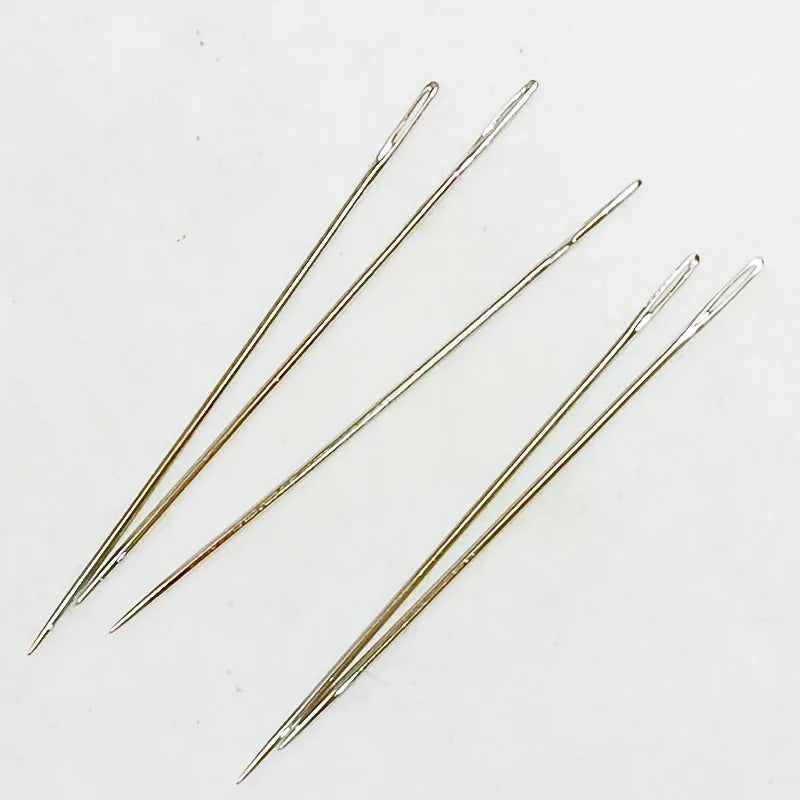 Large Eye Stitching Needles Sewing Needles Handmade Leather Needle Steel Yarn Knitting Needles Sewing Tool Set