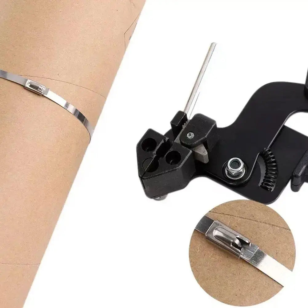 NEW Cable Tie Plier Fastening Strap Cable Tie Gun Automatic Cutting Tool