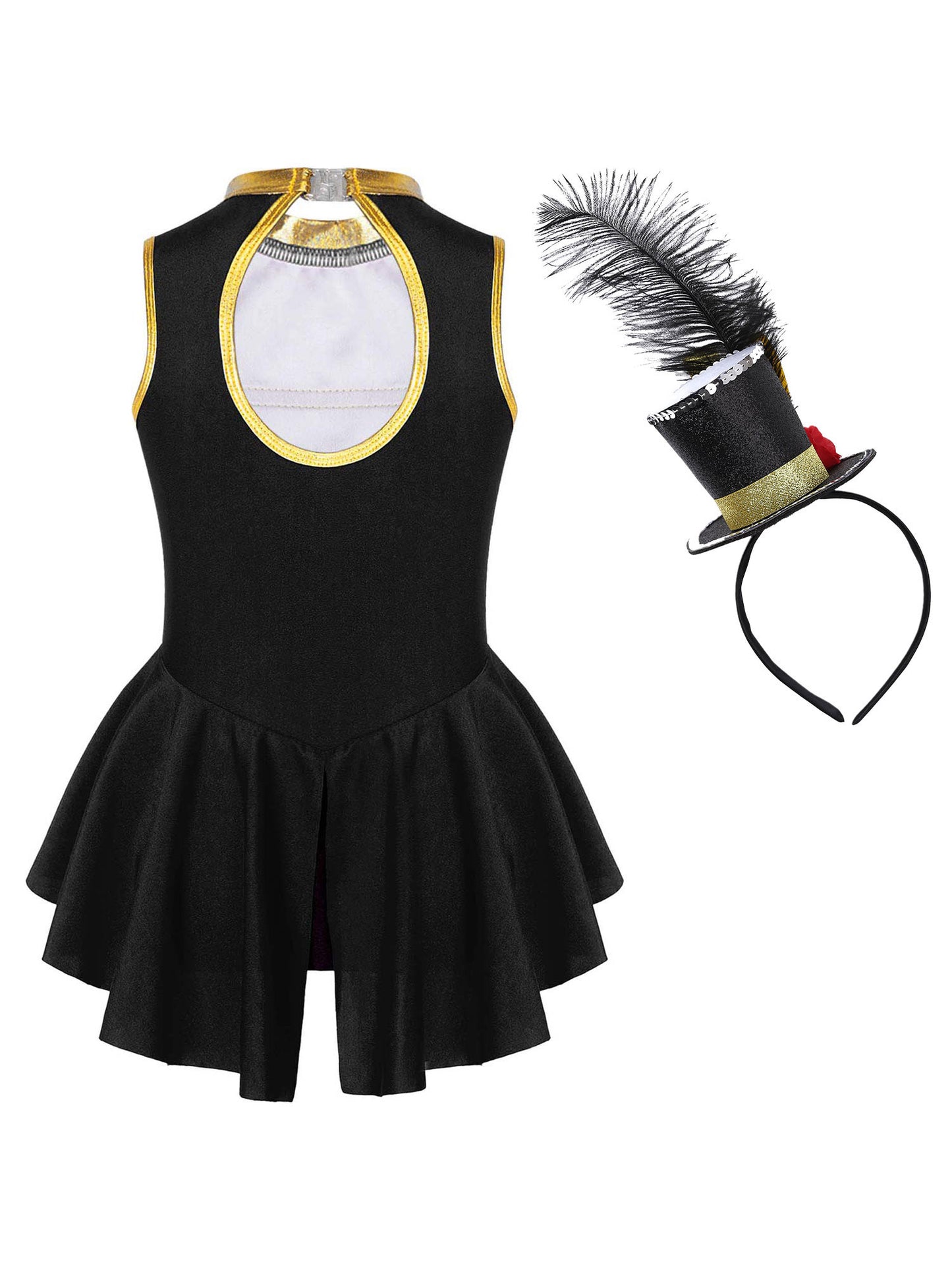 Girls Ringmaster Circus Costume Festival Performance