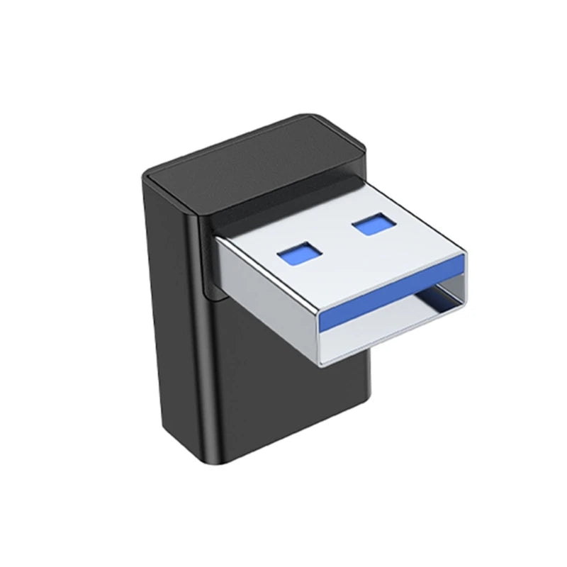 90 Degree Left Right Up Down Angled USB 3.0 A Male to Female Extension