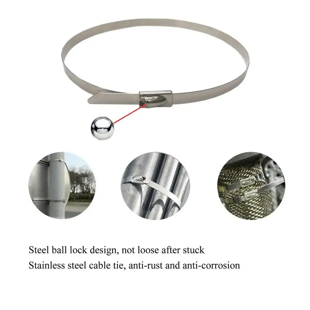 NEW Cable Tie Plier Fastening Strap Cable Tie Gun Automatic Cutting Tool