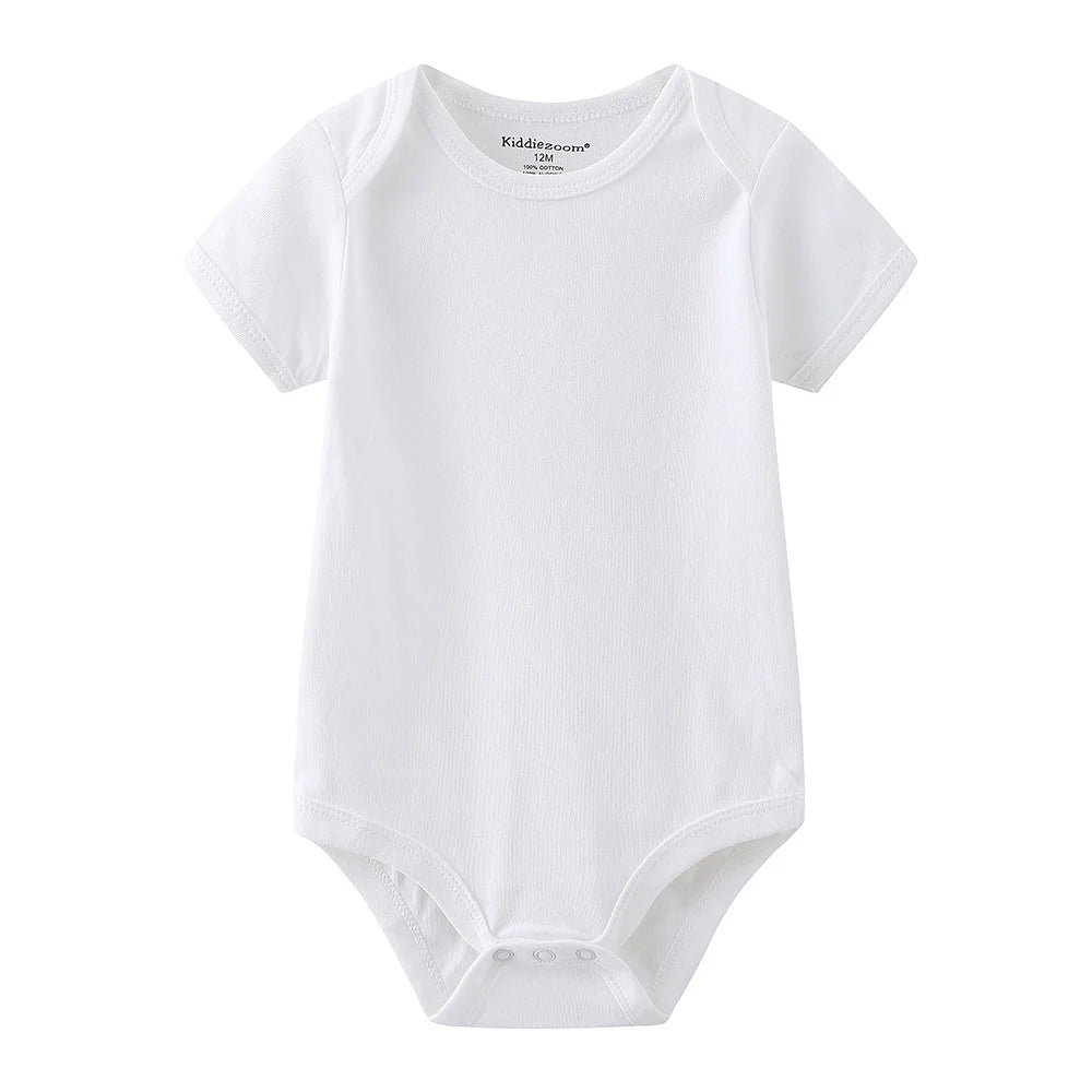 1/4Pcs Newborn Bodysuit Baby Short Sleeve  0-1Y