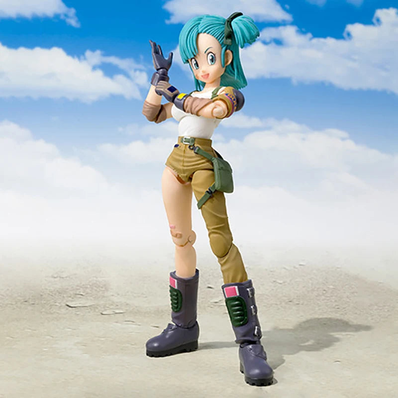 13.5cm Anime Dragon Ball Figures Bulma Goku Action Figure