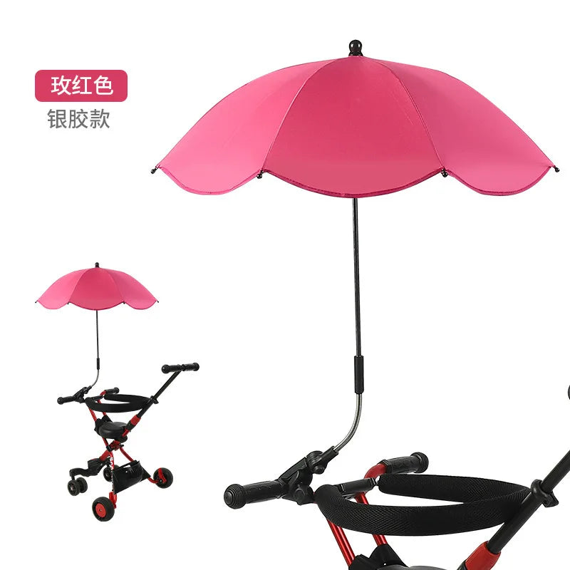 Adjustable Shade Umbrella Uv Sunshade For Stroller Accessories