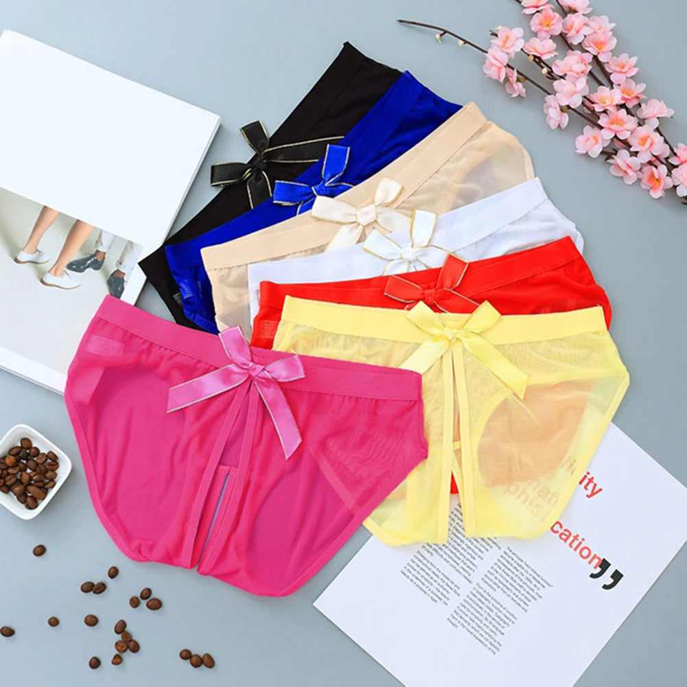 Sexy Fun Underwear Open Crotch Briefs