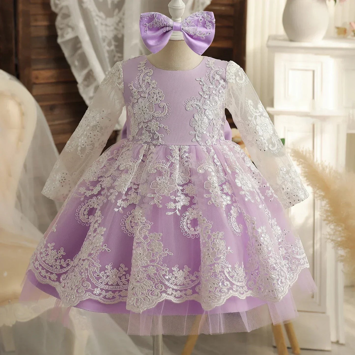 Baby Girl 1st Birthday Dress