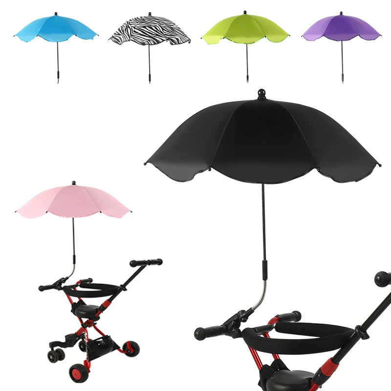 Adjustable Shade Umbrella Uv Sunshade For Stroller Accessories