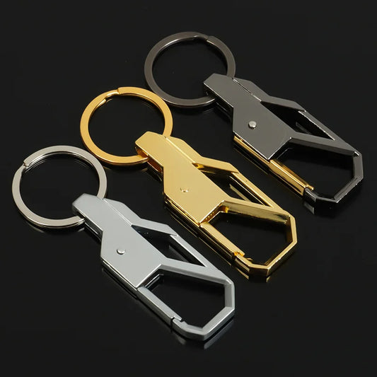 Men Metal Key Chain Simple Business Fashion Car Wallet Carabiner Holder