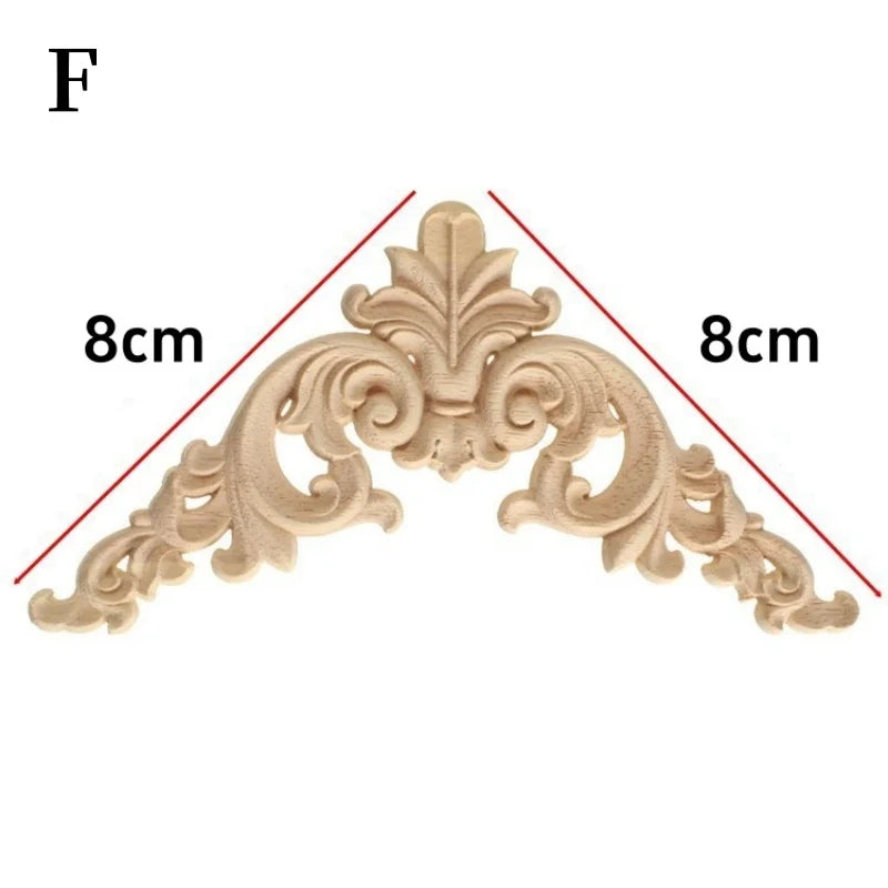 Decorative Wood Appliques and Onlays Natural