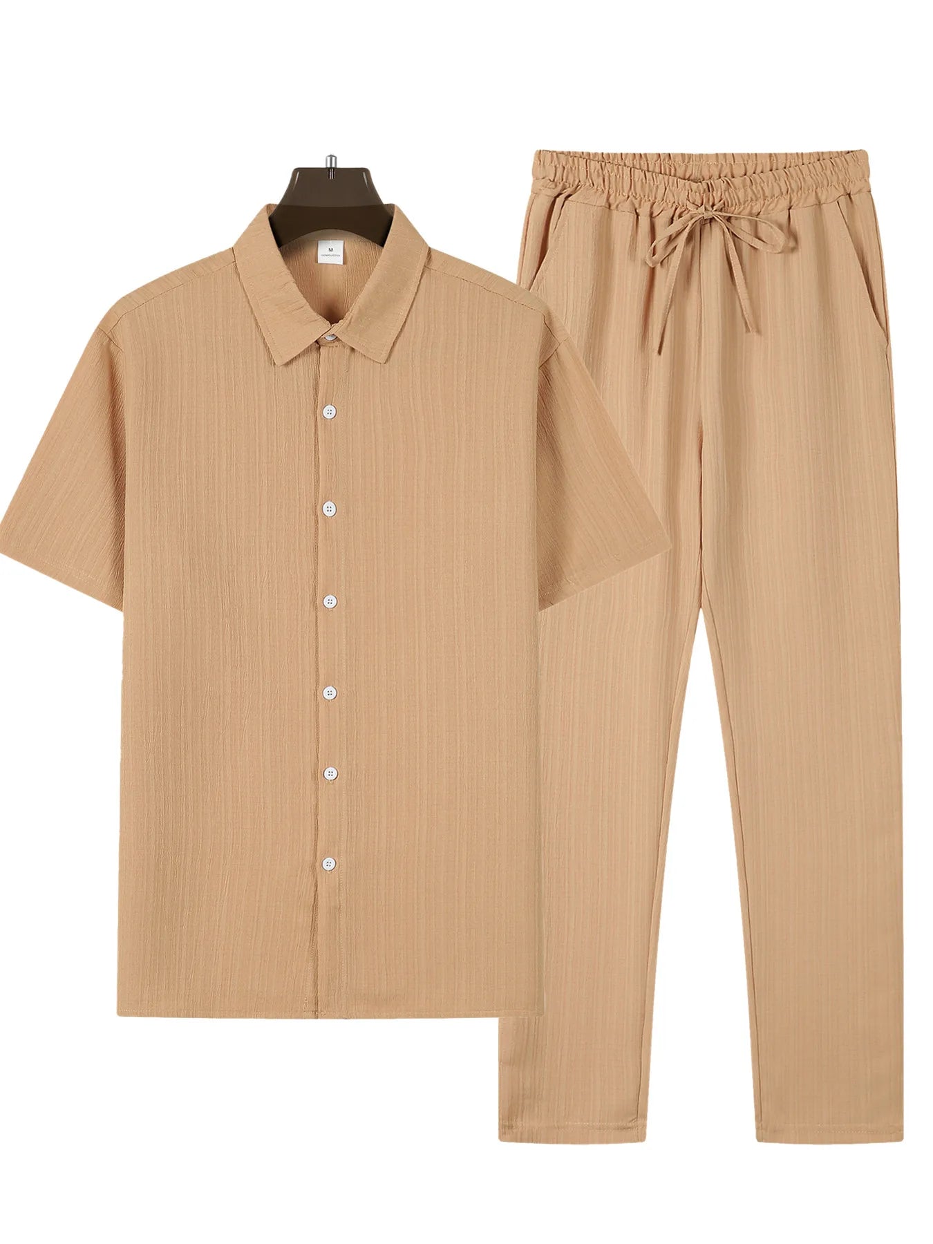 (Shirt+Pants) 2024 Summer new arrival Men Fashion Classic Shirt