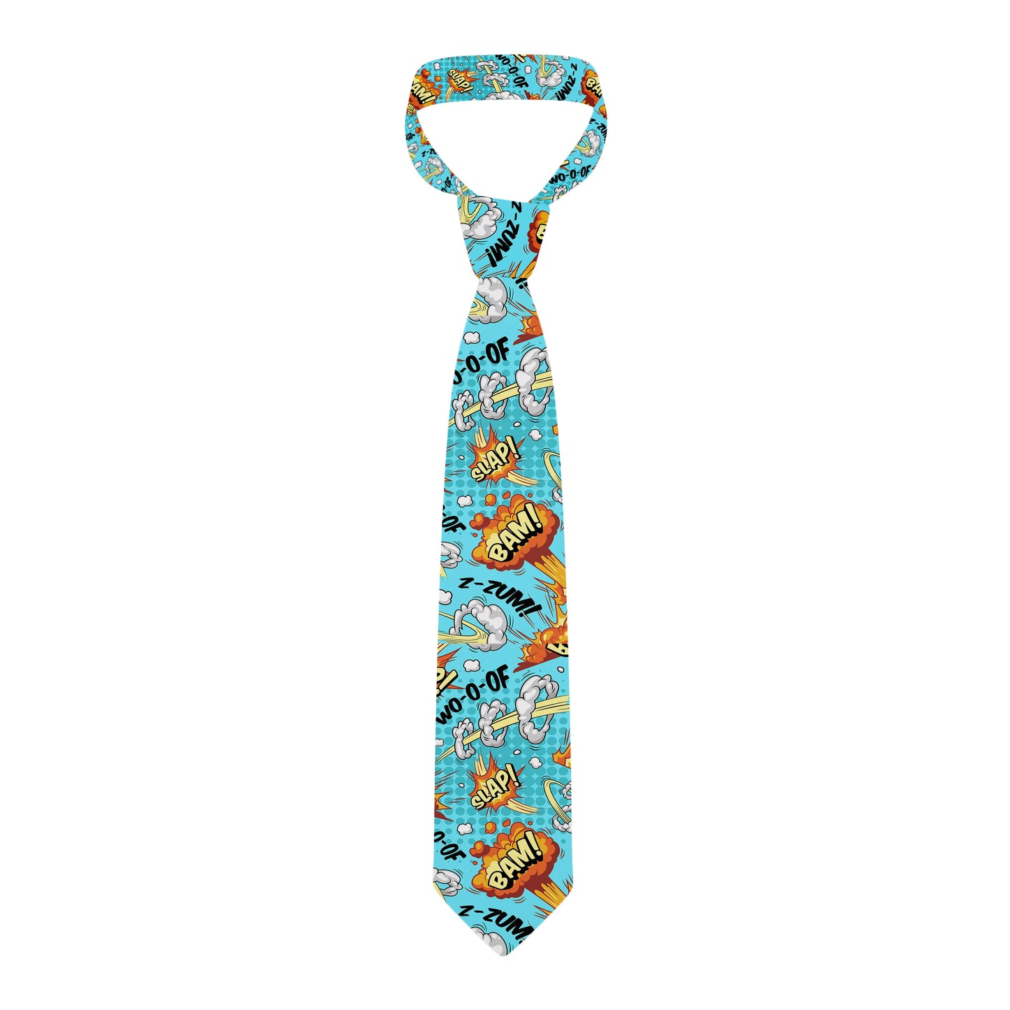 Cartoon printed tie men's casual fashion