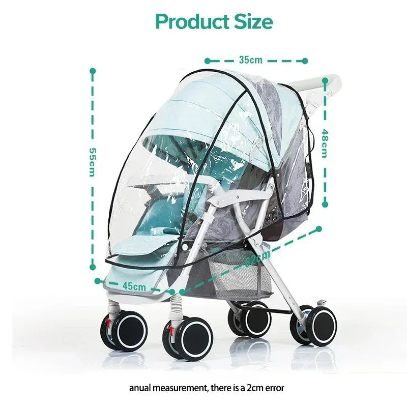 Universal Waterproof Pram Rain Cover Baby Stroller Accessories