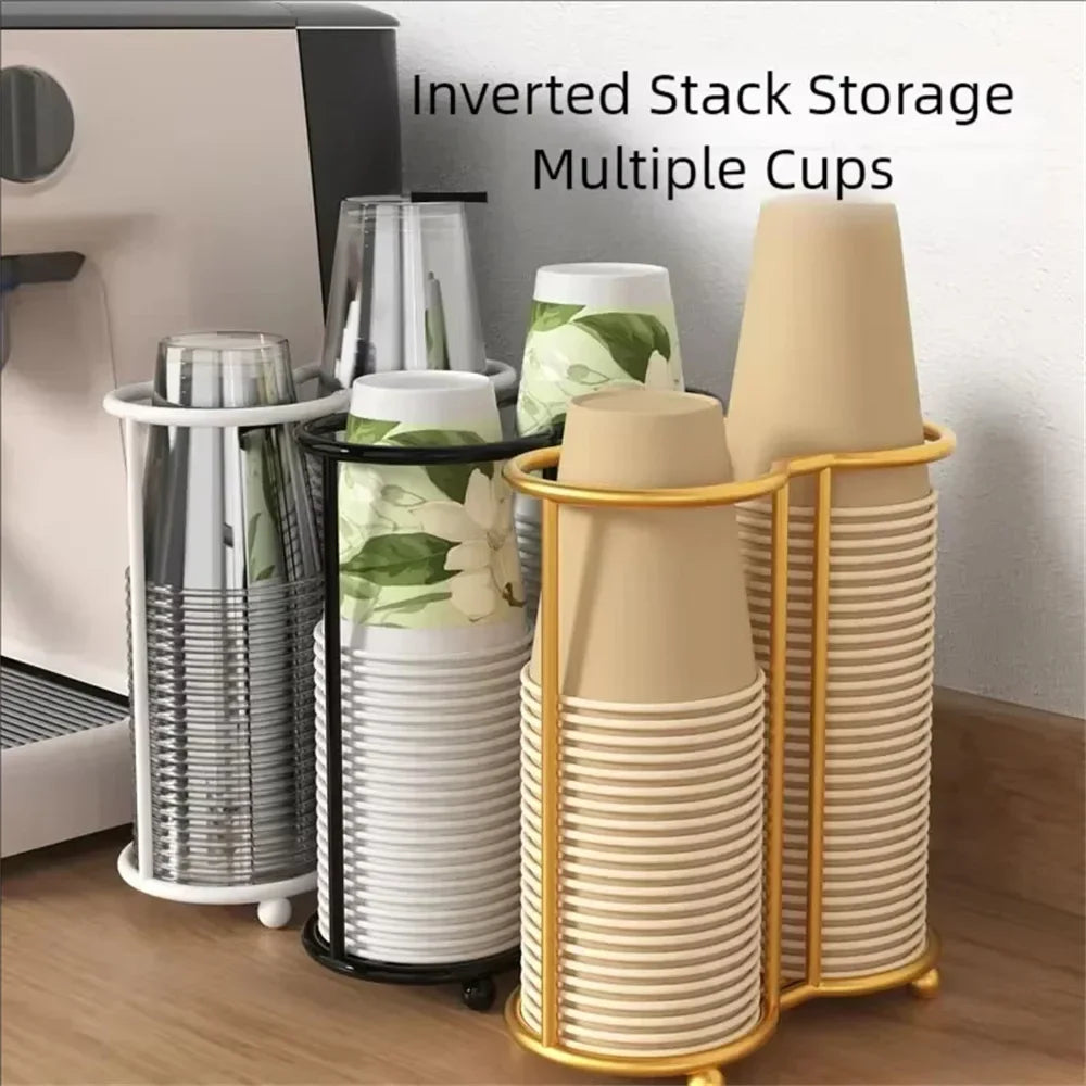 Metal Disposable Cup Storage Holder