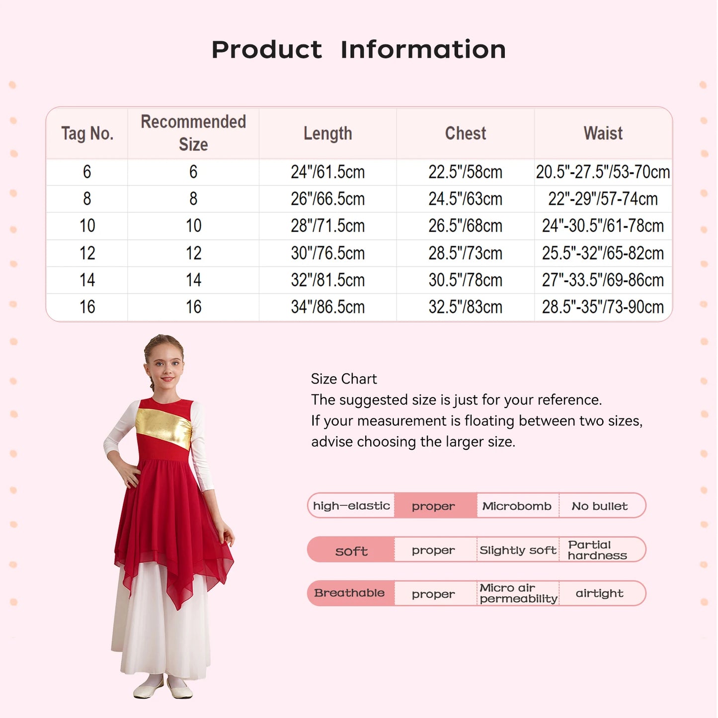 Girls Lyrical Dance Dress