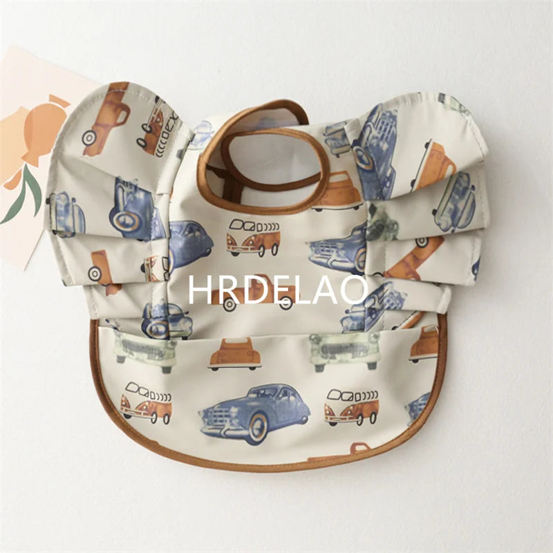 Baby Bibs INS Nordic Style Angel Feed Pocket Burp