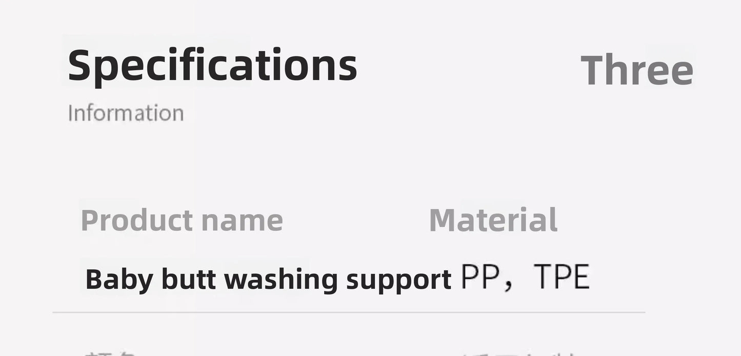 Baby Girl Bath Buet Newborn Infant Butt