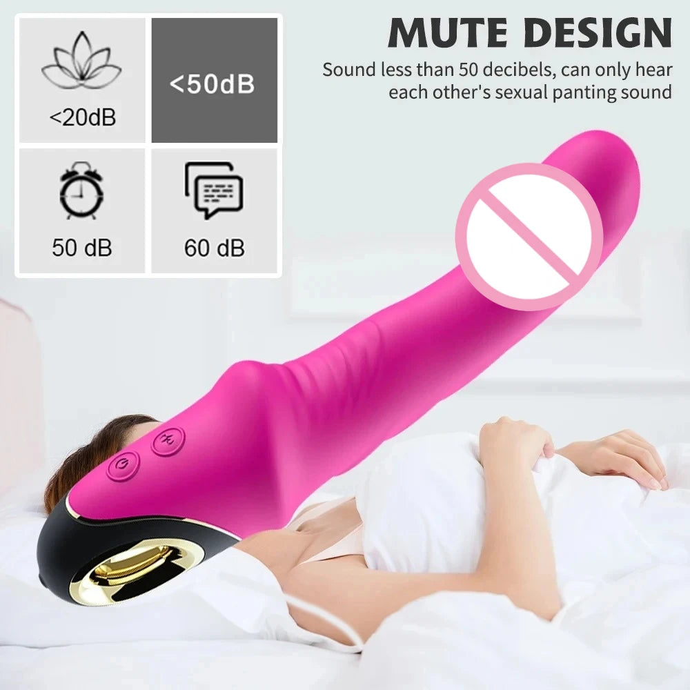 Sex Toys 9 Frequency Dildo Vibrator Silicone