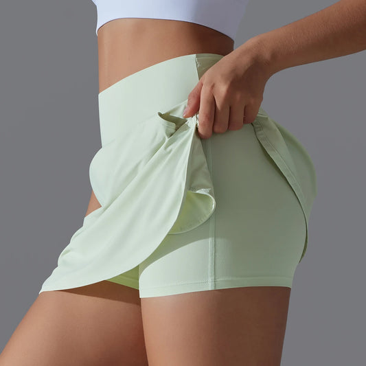 Tennis Skirt High Waist Breathable Sweat Skirt