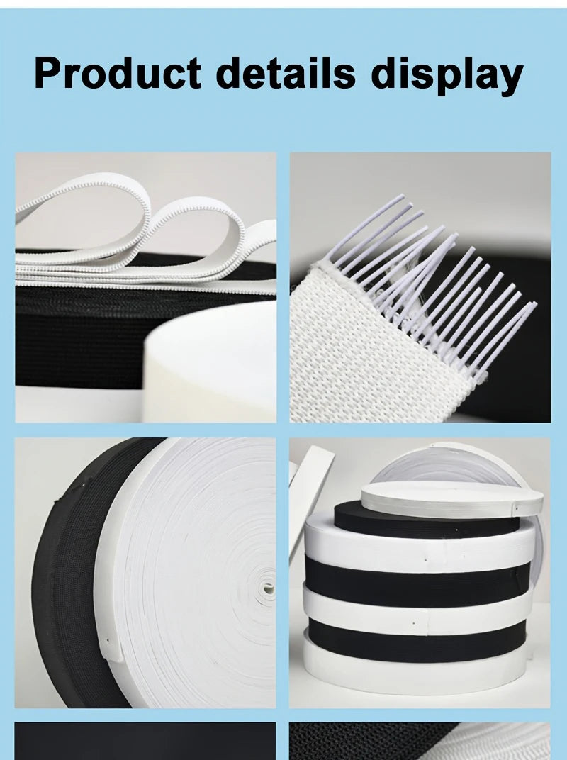 10m Sewing Elastic Band or Rubber Band for Clothes Stitching Accessories